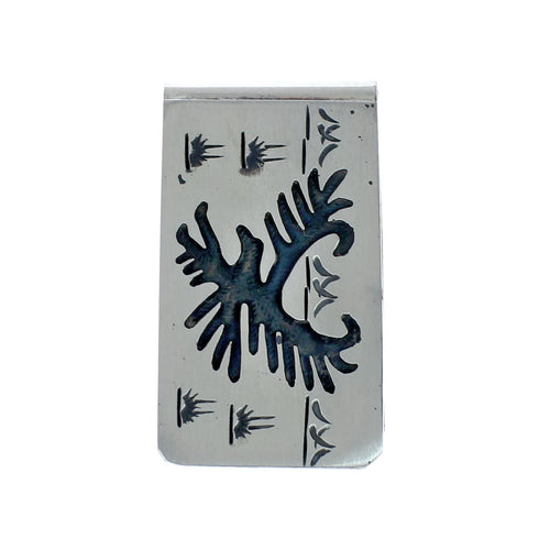Genuine Sterling Silver Native American Eagle Money Clip SN20355